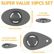 10 Pcs Silicone Egg Yolk Separator Food Grade Egg White Separator Enduring FamhC