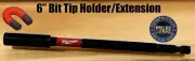 NEW MILWAUKEE SHOCKWAVE 6" Impact Duty Magnetic Bit Holder Extension Durable