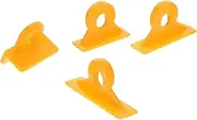 LOORGVEL 4 Pcs Dent Removal Kit for Cars Professional Lifter Tool with Pad Puller Design Multiple for Auto Body Repair Orange Suction Puller for Comprehensive Dent Repair