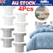 4PCS DIY Heavy Duty Bed Sheet Holder Bedsheet Grippers Fixed Quilt Fixing TooRO