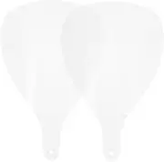 WOFASHPURET 2pcs Clear Hairspray Facial Shield Mask for Haircuts Reusable Plastic Cover Easy to Clean Hair for Hair Coloring and Salon Use