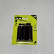 Ryobi 4pc 3/8" Drive SAE Impact Socket Set Brand New A134021
