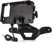 Motorcycle GPS, for Smart, PHONE Navigation GPS Plate Bracket Adapt Holder Black, for BMW, C400GT C 400 GT C400 GT Motorcycle Phone Cradle(A set)