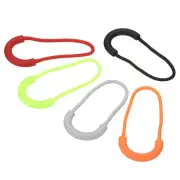 30pcs Zipper Pulls Replacement Extension Cord Handle U Tab Tag Extender 5 Colors