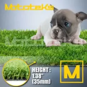 ARTIFICIAL GRASS MAT SYNTHETIC TURF PET DOG LAWN GARDEN 35MM (1.38")
