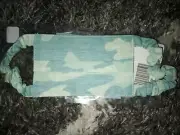 Justice reusable scrunchie Face MAsk camo new