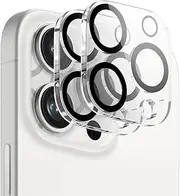 elago [2 Pack] Tempered Glass+ Camera Lens Protector Compatible with iPhone 16 Pro / 16 Pro Max - 9H Surface Hardness, Anti-Fingerprint, Shatter-Proof, Scratch Protection, Crystal Clarity,Bubble-Free