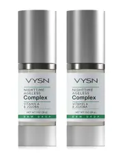 VYSN Unisex 1oz Nighttime Ageless Complex - Vitamin A & Jojoba - 2 Pack