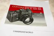 CONTAX REAL TIME RTSII CAMERA INSTRUCTION MANUAL GUIDE BOOK ORIGINAL GENUIN