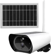 Tihebeyan Solar Panel 7W IP67 Wi -Fi 1080P Chamber for a Night Surveillance Chamber, Security with PIR Detection for Domestic Monitoring