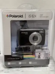 Polaroid iS 624 Black 16MP Optical 6X Zoom Digital Photo Camera New