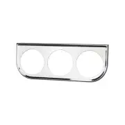 GlowShift Universal Chrome Triple Gauge Under Dash Mounting Bracket Pod 52mm