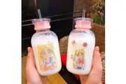 Magical Girl Glass Bottles Ddlg Littles Water Bottles & Vacuum Flasks