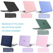 Matte MacBook Pro 14" 2021-2023 A2918 A2992 A2779 A2442 Case Keyboard Cover Pro