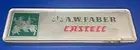 A.W. Garner Castell Lead Drafting Drawing Pencils With Tin Box Germany Vintage