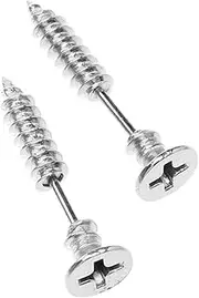 [CTIRCHIU] 1Pair Screw Thread Ear Studs for Cartilage Piercing Stainless Steel Punk Earrings Minimalist Design Unisex Fashion Jewelry Unique and Eye Catching Accessory