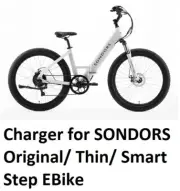 AC Adapter For SONDORS Original/ Thin/ Smart Step Electric Bike 36V Battery PSU
