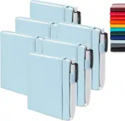6 Pack Pocket Small Notebooks Bulk, Mini Cute Memo Notepads Hardcover College Ru