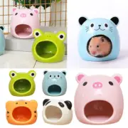 Ceramic Hamster House Adorable And Refreshing Multiple Color Choices Perfect TK