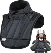 [Generic] Neck Warmer Scarf - Motorcycle Wind Shield, Heated Winter Protection | Warmth Cold Weather Cover, Breathable Zip for Men for Outdoor Activities or Snowy Motorcycle