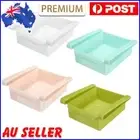 Slide Kitchen Fridge Freezer Space Saver Organizer Storage Rack Shelf Holde
