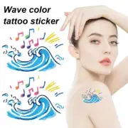 Temporary Tattoos Arm Colorful Tattoos Stickers for Adultsa0d6 WSD