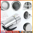 Stainless Steel Moka Coffee Pot Rust-free Moka Pots for Mocha Latte Cappuccino