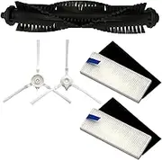 Main Brush Roll Brush Side Brush Mop Cloth HEPA Filter Compatible with 360 S6 Robotic Vacuum Cleaner Spare Parts Accessories (Color : Set 6)