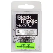 Black Magic KL Black Fishing Hooks Economy Pack #3/0