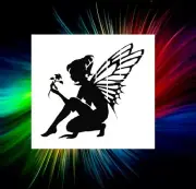 FAIRY large AIRBRUSH, PAINTING TEMPLATE ART STENCIL