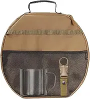 Cast Iron Pan Storage Bag - Skillet Pan Storage Bag, Round Grill Pan Storage Bag | Outdoor Multifunctional Baking Tray Storage Bag, Cookware Frying Pan Bag for Outdoor Camping Backpacking