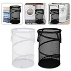 Breathable Mesh Collapsible Laundry Hamper Perfect for Dorms and Hotels