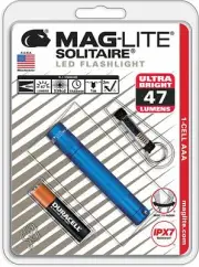 NEW Maglite LED Solitaire Blue 1 cell AAA Flashlight