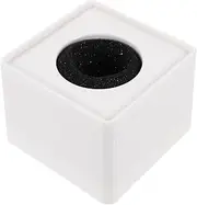 IMIKEYA Microphone Prop Microphone Interview Logo Mic Flag Station Logo (White)