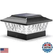 SIEDiNLAR Solar Post Lights Outdoor 12 LEDs 4 Modes Post Cap Light for 4x4 5x