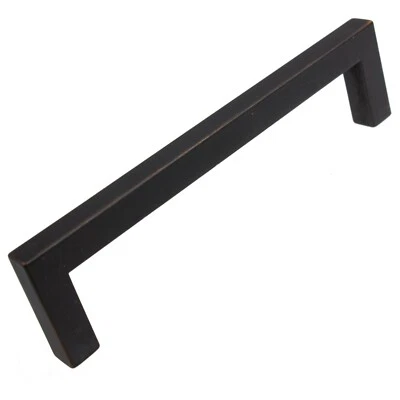 GlideRite 5" CC Square Cabinet Hardware Pull Oil Rubbed Bronze - 87227-ORB-1