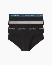 Calvin Klein Men's NU2661926 Cotton Stretch 3-Pack Hip Brief Size S
