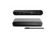 Belkin Connect Pro Thunderbolt 4 Dock - Space Grey (INC006auSGY), Dual Display,40 Gbps, 90W Power Delivery, 2YR