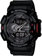 Casio G-Shock GA400-1B 200M Men's Black Diver Digital Watch