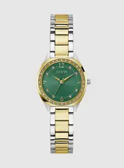 GUESS Gold 2 Tone Charlotte Link Watch