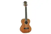 Tiki '5 Series' Mahogany Solid Top Tenor Ukulele with Hard Case (Natural Satin)