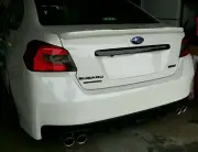 Tail Light Tint Overlays 35% LIGHT Smoke for 2015 - 2020 Subaru WRX WRX STI (for: Subaru)