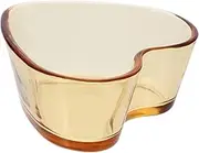 SHOWERORO Heart Shape 240ml Glass Steamed Egg Bowl Versatile for Baking Pudding Microwave Safe Easy to Clean