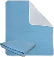 ROTOPATA Incontinence Bed Pads Washable Waterproof, Large Reusable Pee Chucks Sheets, Mattress Pads Underpads Protector for Adults, Elderly, Kids, Baby and Pets Potty Training (2pcs, 86 cm x 131 cm)