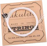 White Nylon Ukulele Strings for Ukulele Guitar Parts Accessories