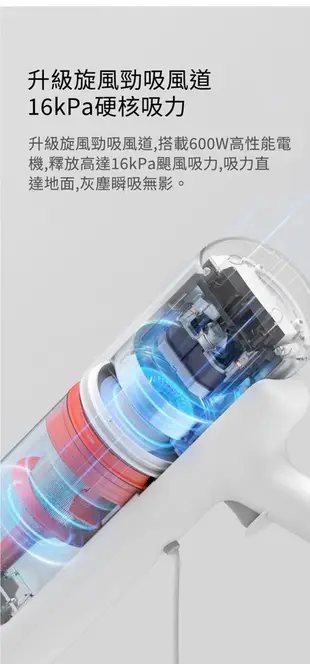 小米 米家吸塵器2 有線吸塵器家用升級 米家有線吸塵器2 強勁大吸力 有線吸塵器 有線輕量版2 (5.2折)