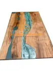 Coffee, Dinning, Console Table Walnut Epoxy Resin Table Custom Order Table Top