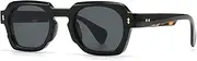 [kachawoo] Vintage Square Sunglasses Thick Frame Fashion Sunglasses Unisex Candy Colour Glasses UV400 Lens