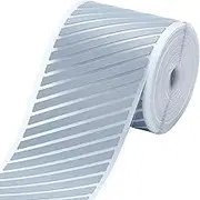 GORGECRAFT 2" x 33ft Silver Reflective Stripe Tape Heat Iron on Transfers High Visibility Safety Warning Vinyl Film Cloth Patches for T-Shirt Canvas Bag Clothing Fabric DIY Decorations Accessories