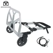 Collapsible Hand Trucks Aluminum Foldable Moving Furniture Trolley Dolly Cart